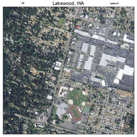 Aerial Photography Map of Lakewood, WA Washington