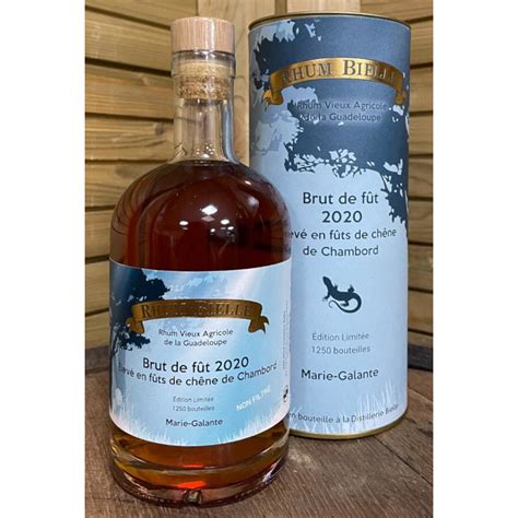 Bielle Rhum Vieux Agricole Brut de Fût 2020 53 9 50cl