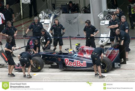 2009 Sebastien Buemi At Malaysian F1 Grand Prix Editorial Image Image