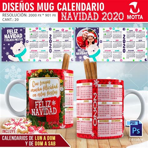 Dise O Taza Calendario Para Sublimar Mottaconsulta