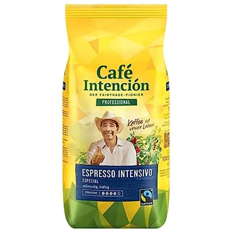 Kaffee ESPRESSO INTENSIVO ESPECIAL von Café Intención 1000g Bohnen