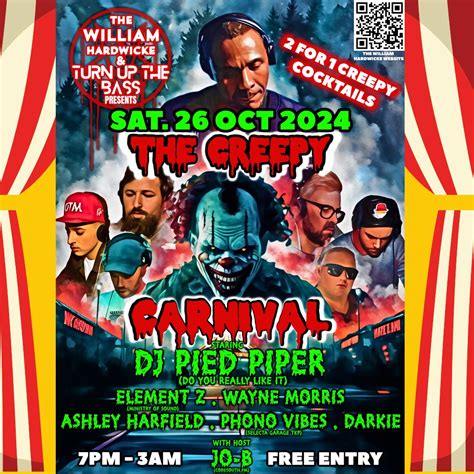 Creepy Carnival Halloween With Dj Pied Piper What S On Love Bognor