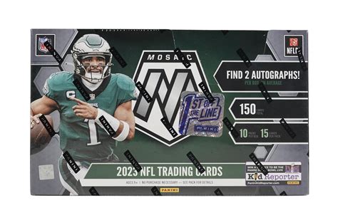 2023 Panini Mosaic Football 1st Off The Line Fotl Hobby Box Da Card World