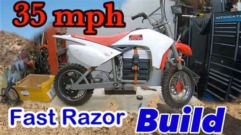 Ep2 3000w Razor Dirt Bike Electric Pit Bike Build Youtube