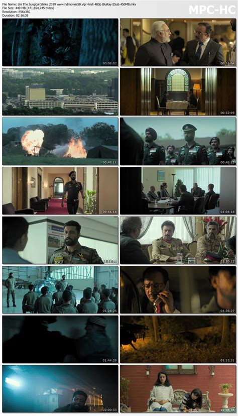 Uri The Surgical Strike 2019 Hindi 480p BluRay ESub 455MB Download ...