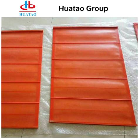 Iron, Fine Coal, Slica Sand Huatao Vibrating Media Polyurethane Screen ...