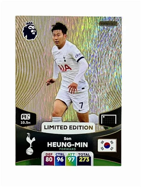 Panini Adrenalyn Xl Premier League Son Heung Min Tottenham Limited