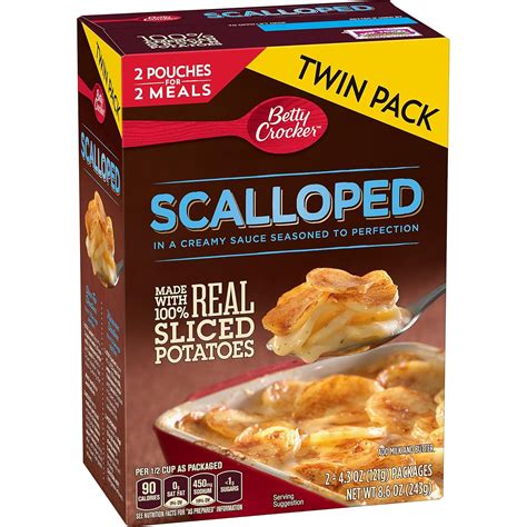 Betty Crocker Potatoes Twin Pack Scalloped 86 Ounce By Betty Crocker Potatoes Amazonde