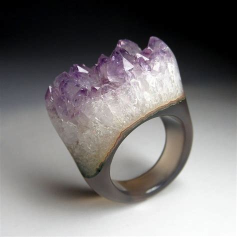 Natural Stone Ring - Etsy