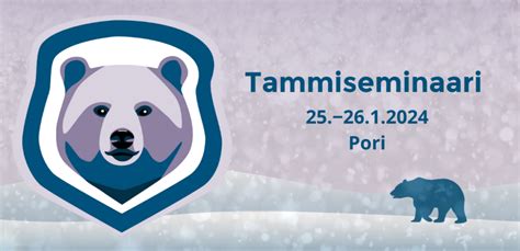 Kansalaisopistojen Liitto KoL Tammiseminaari Porissa 25 1 26 1 2024