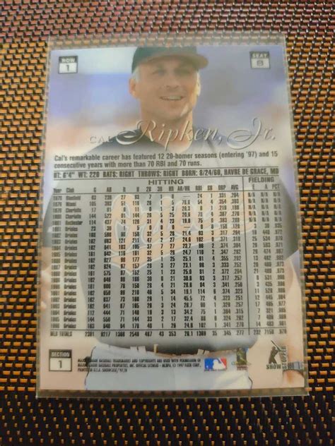 Yahoo Flair Showcase Cal Ripken Jr Row