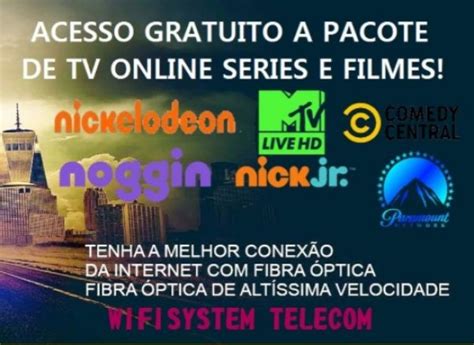 Lançamento Pacote de Tv OnLine filmes e series Wifi System