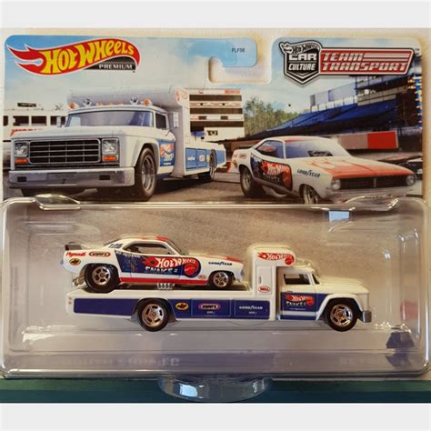 Hot Wheels 46 1972 Plymouth Cuda Fc And Retro Rig