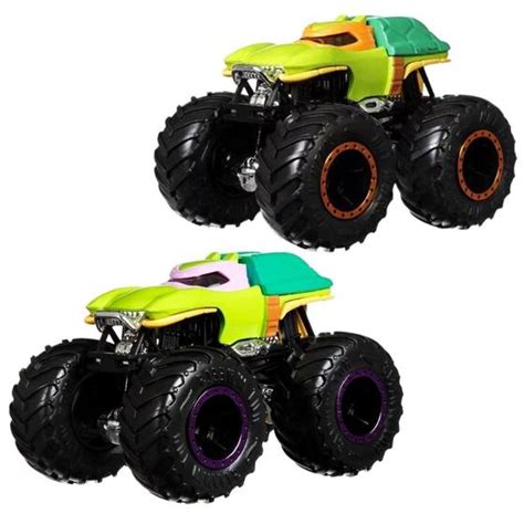 Carrinho Hot Wheels Monster Truck Tartarugas Ninjas Mattel Carrinho