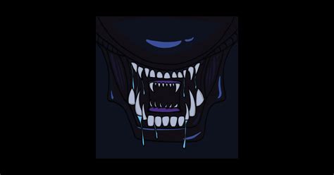 Alien Xenomorph Mouth - Alien - Magnet | TeePublic