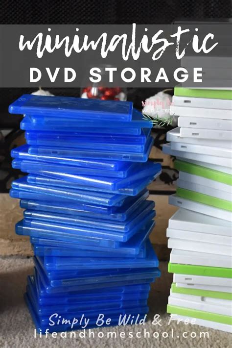 Super simple minimalistic DVD storage idea -- perfect for any size home ...