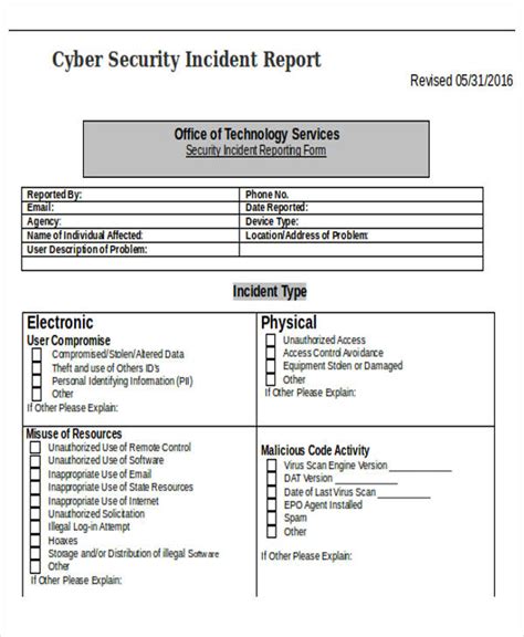 39 Incident Report Templates In Word Free And Premium Templates