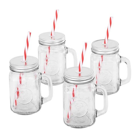 11 Oz Glass Milk Bottle Set Of 12 Includes Reusable White Lids And Straws