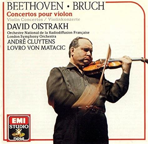 Concertos Pour Violon Bruch David Oistrakh Beethoven Ludwig Van