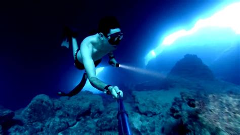 Grotto Saipan Freediving Experience YouTube