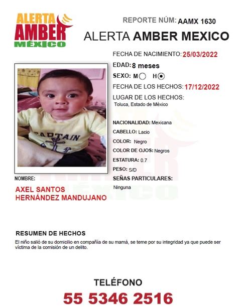 Dif Ciudad De M Xico On Twitter Se Activa Alertaamber Para Localizar