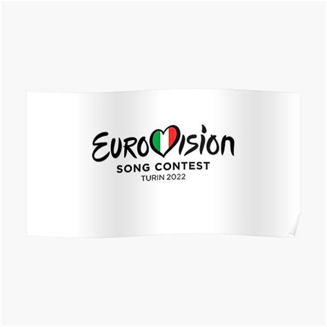 Eurovision 2022 Design Poster By Heftalica Redbubble