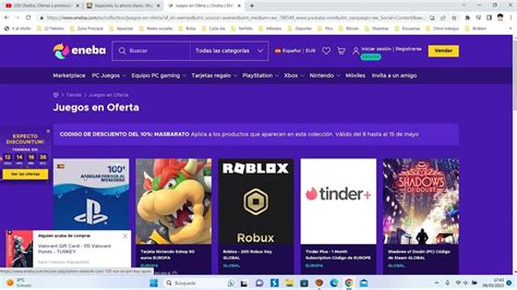 🎮 ¡oferta Eneba Cupón De Hasta El Dto 10 En Juegos Y Tarjetas Mayo