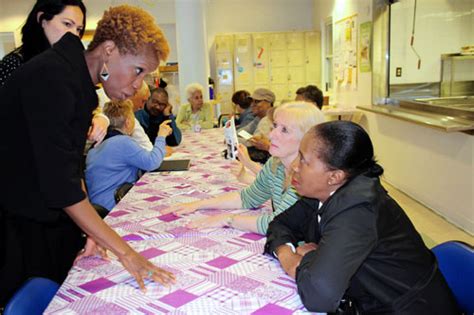 New Nycha Chair Shola Olatoye Visits Pelham Parkway Houses With Local