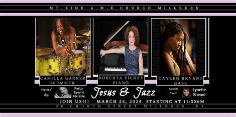 Jesus And Jazz Featuring Roberta Piket Trio W Camilla Garner Caylen