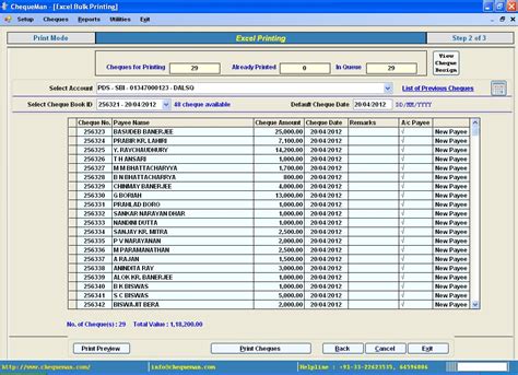 Excel Bulk Printing - ChequeMan Ver. 4.0 - User Manual