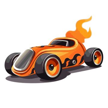 Hot Wheels Car Vector, Sticker Clipart Cartoon Model Of An, 60% OFF