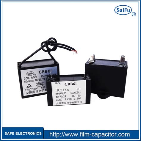 Cbb61 AC Motor Capacitor With CE TUV UL Certification China Cbb61