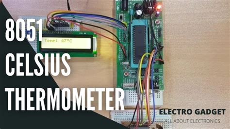 Celsius Scale Digital Thermometer Using Microcontroller