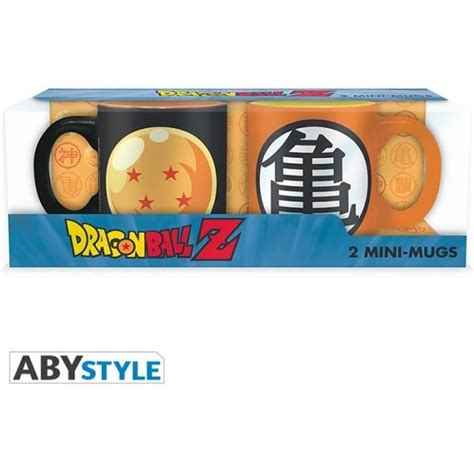 Dragon Ball Z Set De Mini Mugs Boule De Cristal Et Kame Cdiscount