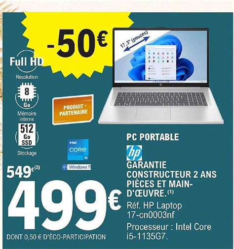 Promo Pc Portable Hp Chez E Leclerc Icatalogue Fr