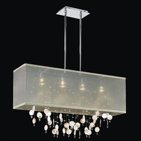 Glow Lighting Finishng Touches Light Chrome Kitchen Island Pendant