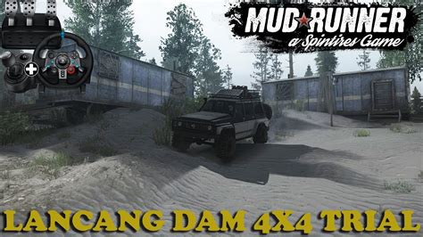 SpinTires MudRunner Lancang Dam 4X4 Map Mod Nissan Patrol GQ