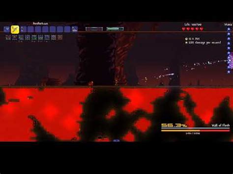 Terraria Calamity Mod Revengeance Wall Of Flesh No Hit Youtube