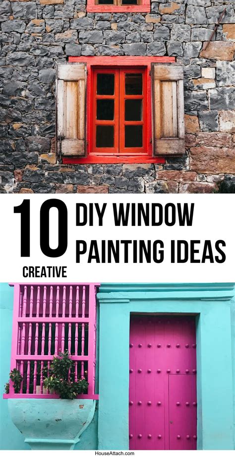 10 Beautiful Window Painting Ideas