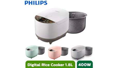 Review Philips Digital Rice Cooker Hd4515 Dibekali 10 Mode Masak Dan