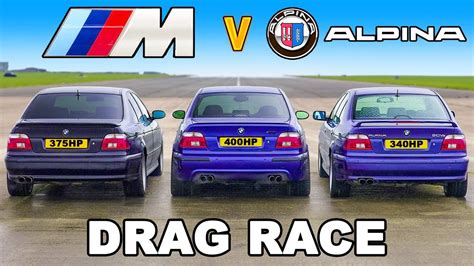 Bmw E39 M5 Vs Alpina B10 Drag Race Turbo And Stance