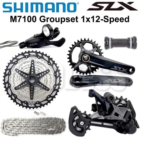 Shimano Deore Slx M7100 Groupset 1x12 Speed 10 51t 32t 34t 170 175mm