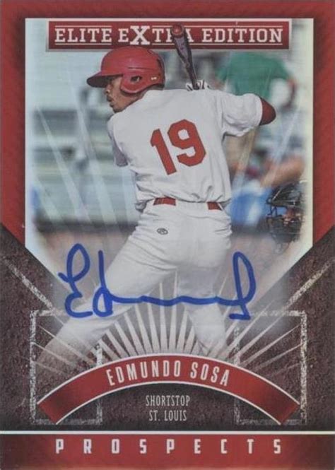 2015 Panini Elite Extra Edition Prospects Autographs 146 Edmundo