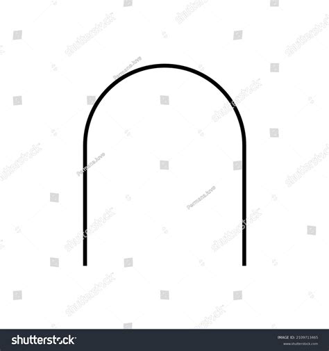 This Curved Line Drawing Stock Illustration 2109713465 | Shutterstock