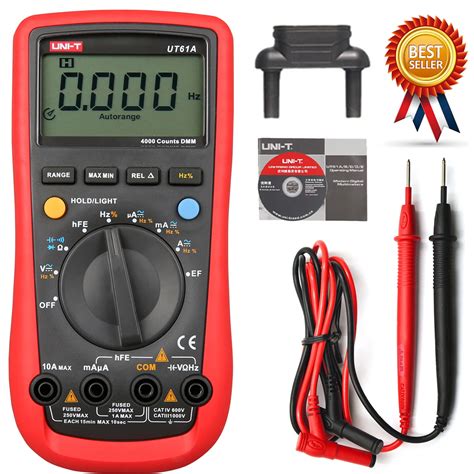 Uni T Ut A Dmm Digital Multimeter Auto Range Data Hold Ac Dc Voltage