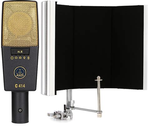 Akg C Xlii Large Diaphragm Condenser Microphone Bundle Reverb