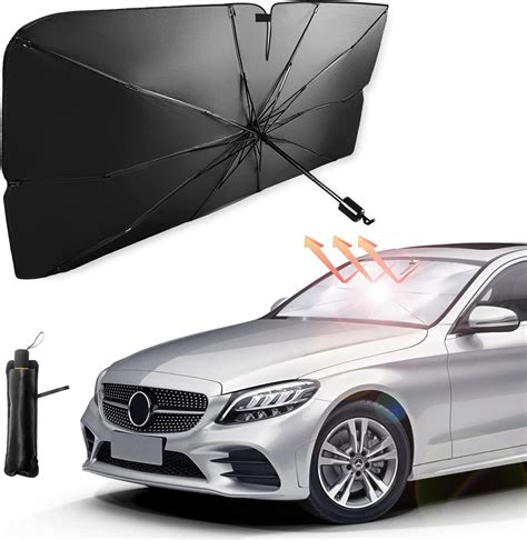 Amazon Car Windshield Sun Shade Umbrella Reflective Sunshade For