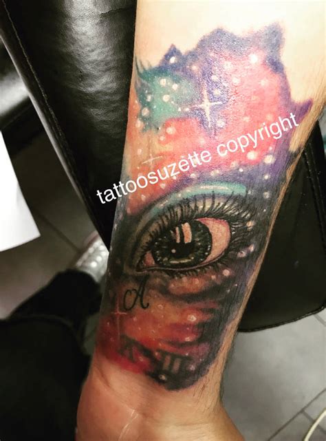 galaxy eye tattoo by tattoosuzette on DeviantArt