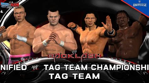 Backlash The Hart Dynasty Vs John Morrison R Truth Unified Tag Team