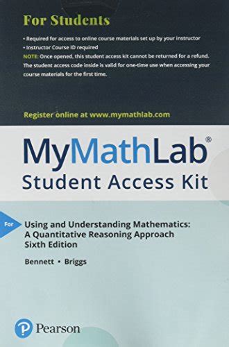 Mylab Math Pearson Etext By Bennett Jeffrey AbeBooks